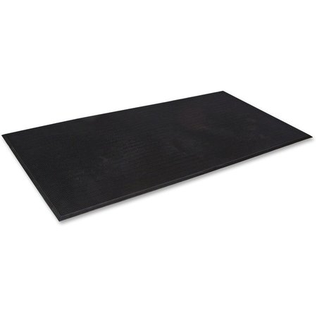 Crown Matting Technologies Mat-A-Dor Rubber Fingertip Scraper Mat, Black, 24" W x 32" L CWNMASR42BK